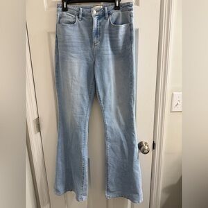 L'AGENCE Light Blue High-Rise Flare Jeans 29 NEW